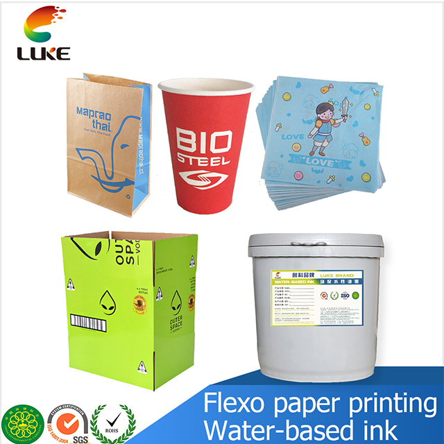 Paper flexo water-based ink
