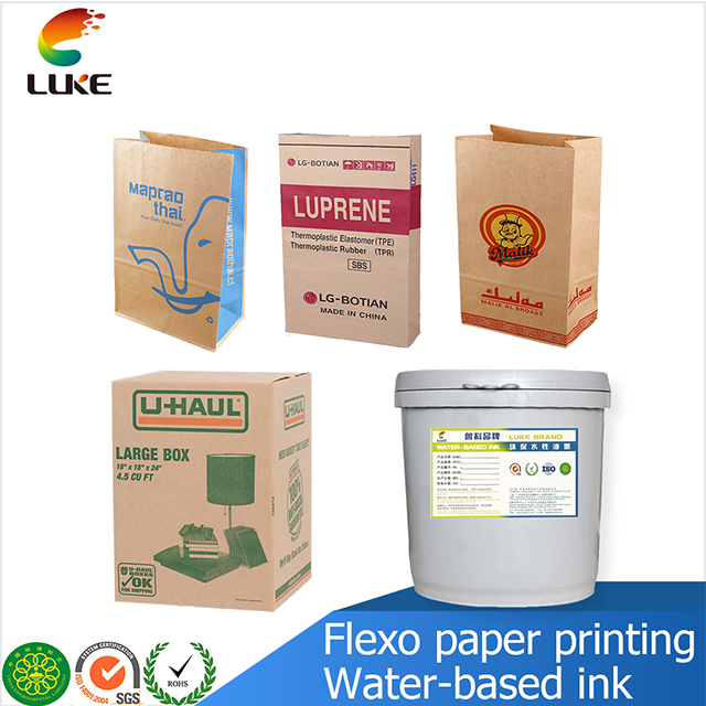 Paper flexo water-based ink