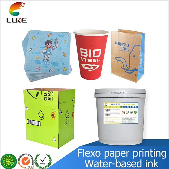 Paper flexo water-based ink