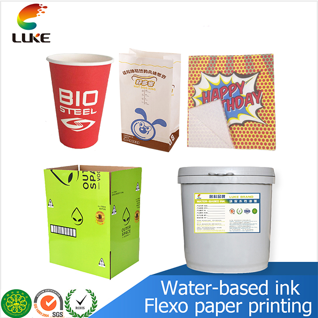 Paper flexo water-based ink