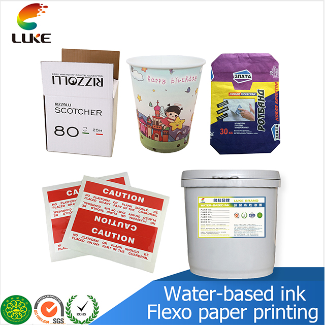 Paper flexo water-based ink