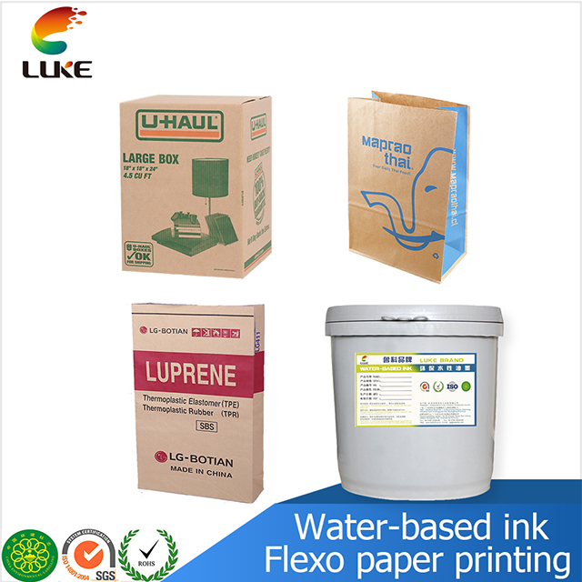 Paper flexo water-based ink