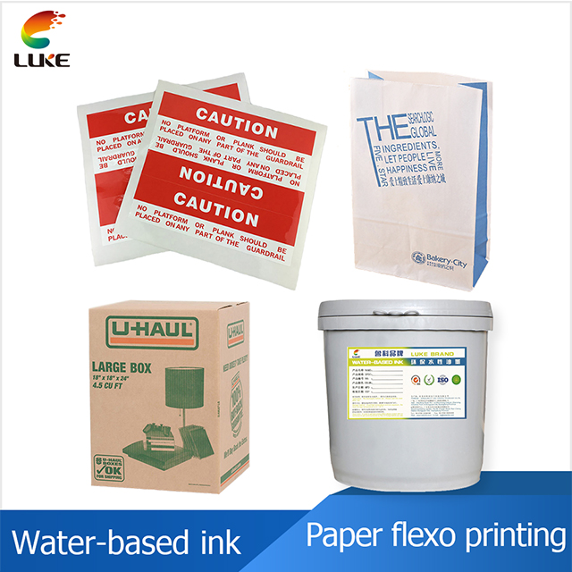 Paper flexo water-based ink