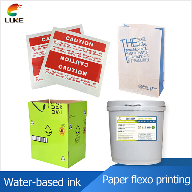 Paper flexo water-based ink