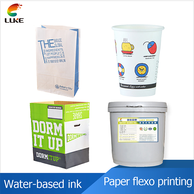 Paper flexo water-based ink